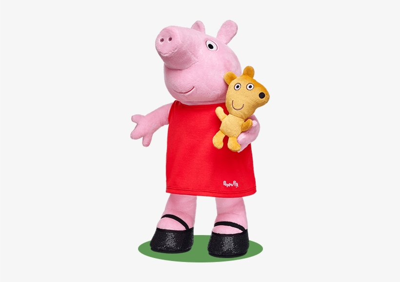 Peppa Pig At Build A Bear Build A Bear, Peppa Pig, - Peppa Pig Stuffed Animal Set, transparent png #252569