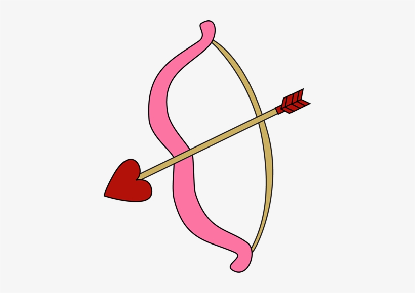 And Valentines Day Clip Art Science - Valentines Bow And Arrow, transparent png #252589