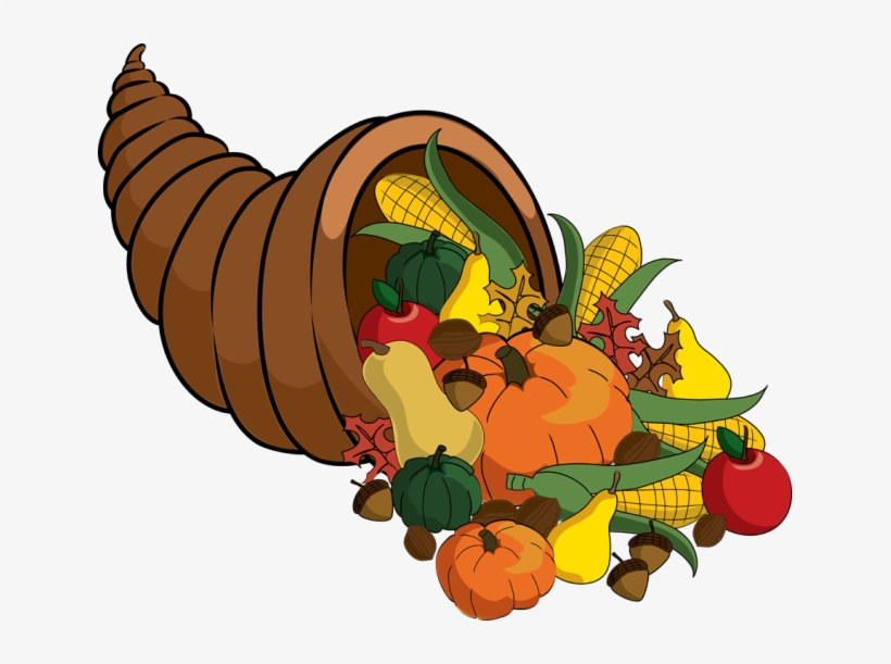 Animated Happy Thanksgiving Clip Art Clipart Image - Thanksgiving Cornucopia Clipart, transparent png #252776