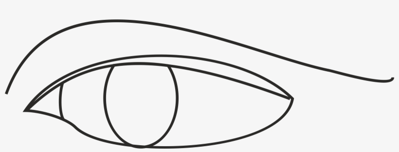 Eye Line Drawing Icons Png - Line Drawing Of An Eye, transparent png #252847