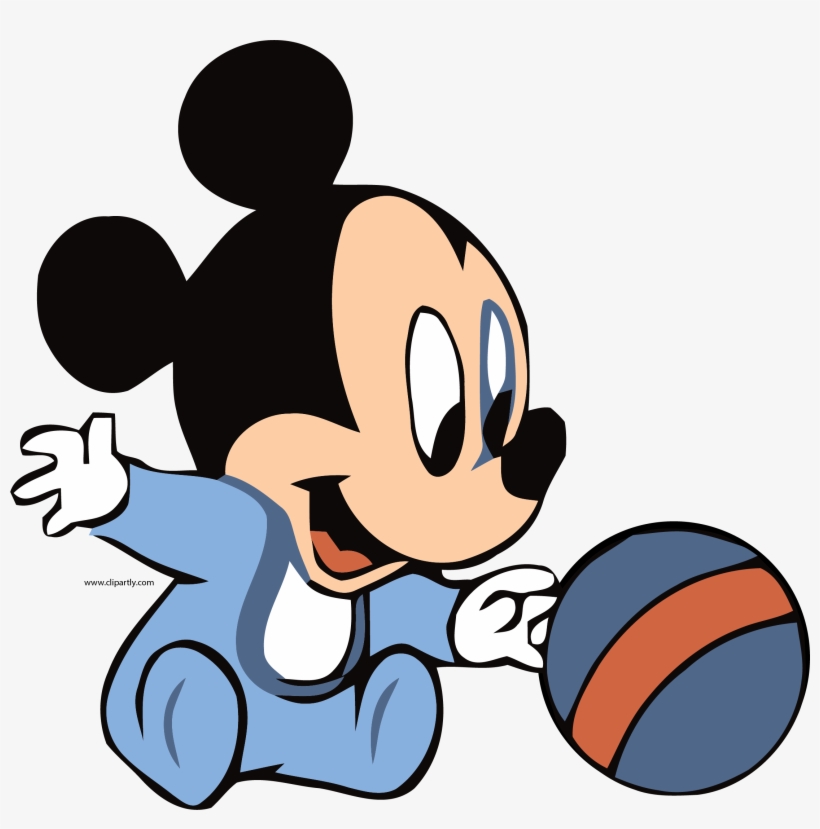 Download Baby Mickey And Ball Clipart Png Cute Baby Mickey Mouse Free Transparent Png Download Pngkey
