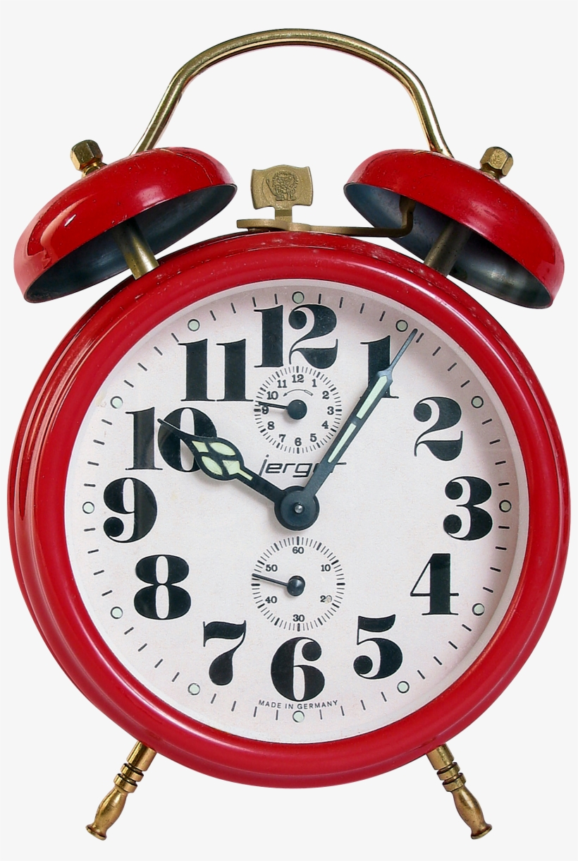 Clock Png Image - Red Alarm Clock Png, transparent png #253237