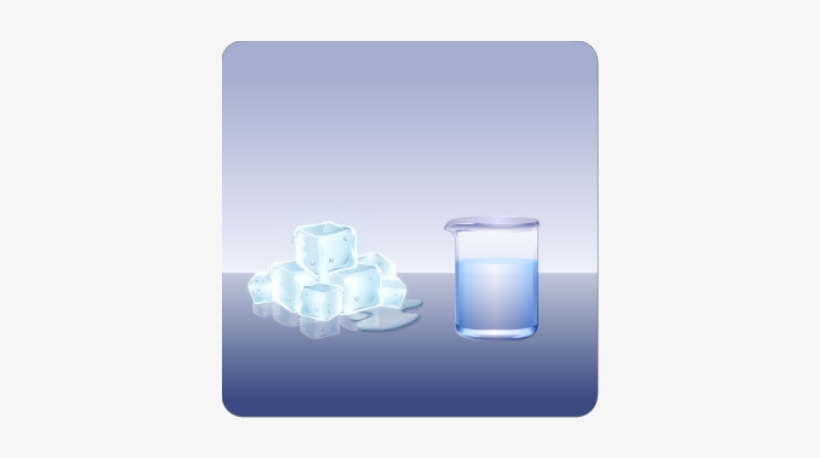 Ice Cube And Beaker - Ice Cubes In A Beaker, transparent png #253257