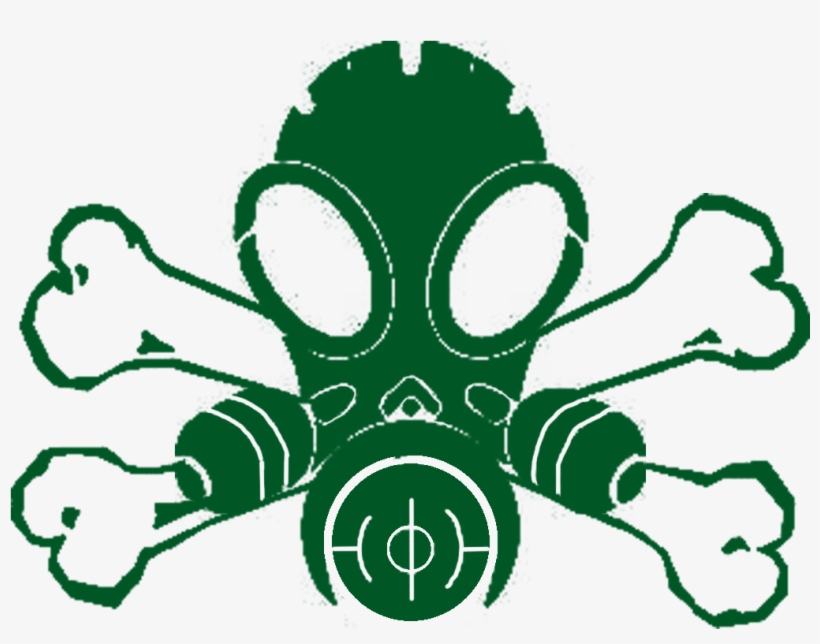 Gas Mask Emblem - Sticker, transparent png #253364