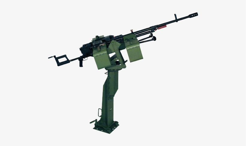 12,7 Mm Kord Machine-gun On The Mounting 6u16 And Stand - Kord Machine Gun, transparent png #253380