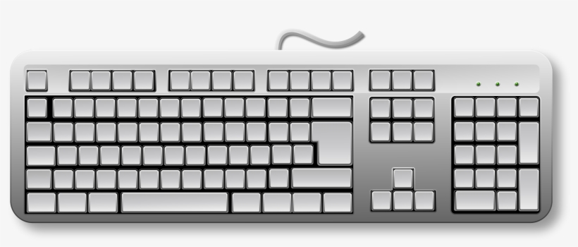 This Free Icons Png Design Of Blank Generic Keyboard, transparent png #253450