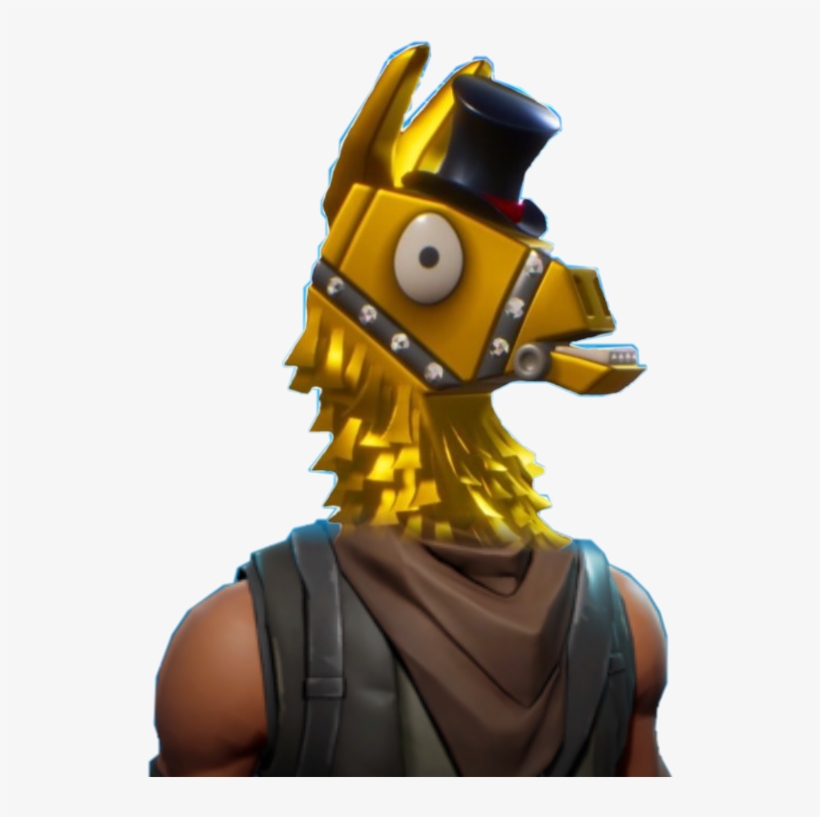 Fortnite Tophat Profilepic Gold Report Abuse - Golden Llama Fortnite Png, transparent png #253497