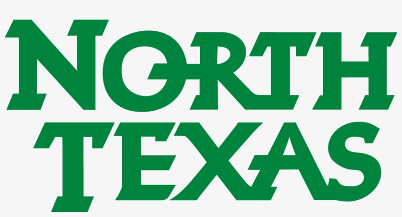 North Texas Stacked Wordmark - University Of North Texas Football Logo, transparent png #253705