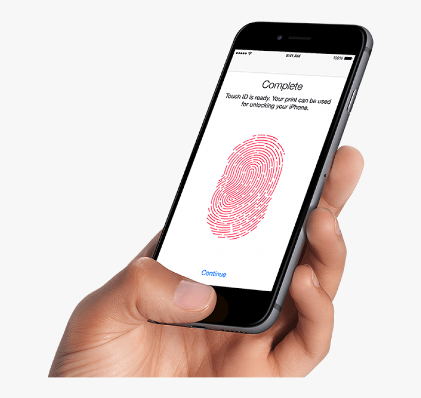 Phone In Hand Png - Iphone Touch Id, transparent png #253771