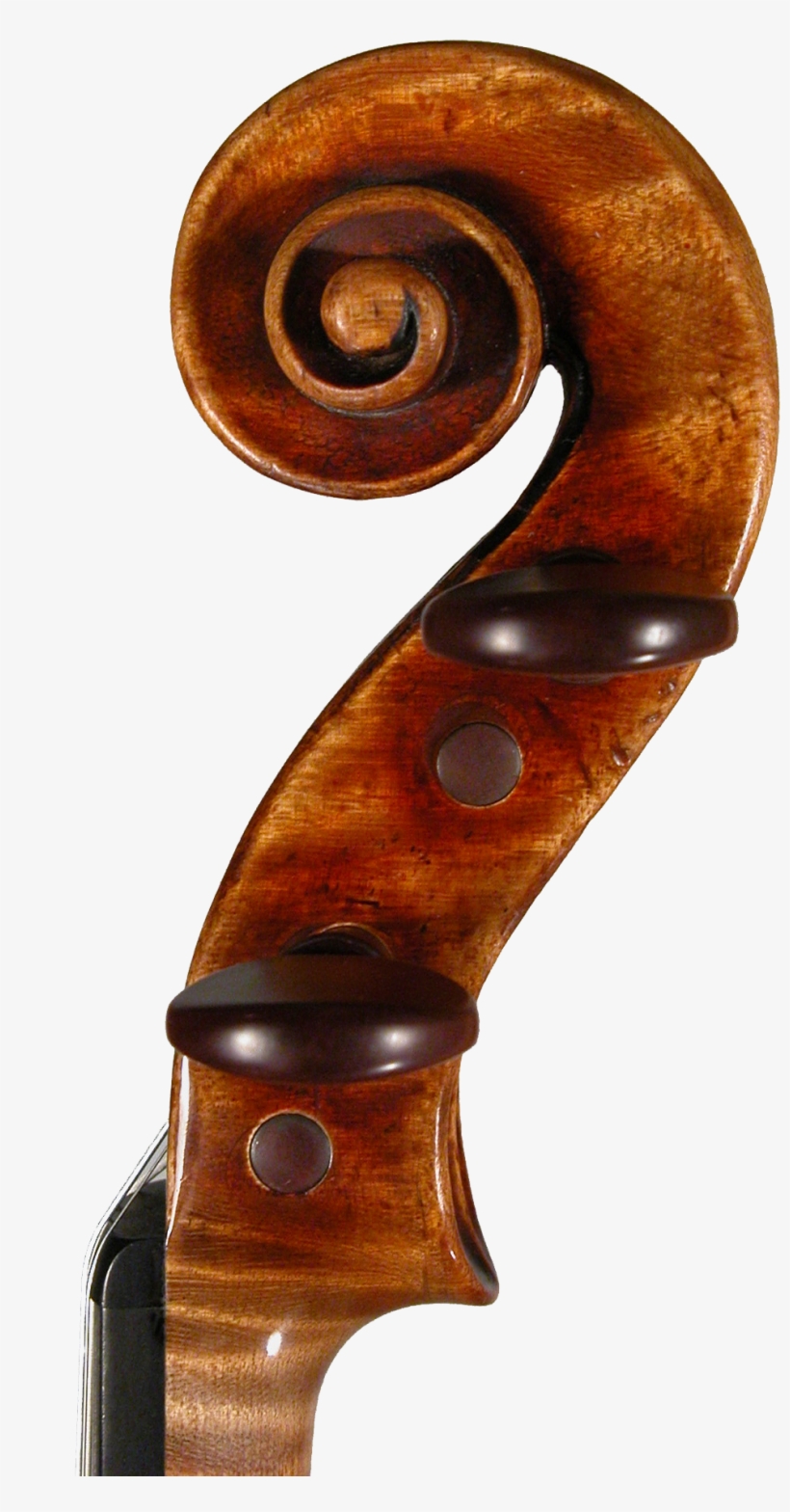 Picture Right Side Scroll Violin - Violin, transparent png #254099