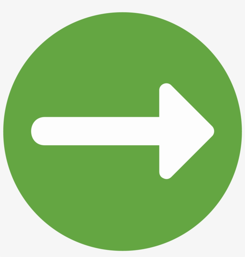 Right Arrow Icon - Green Circle With Arrow Icon, transparent png #254232