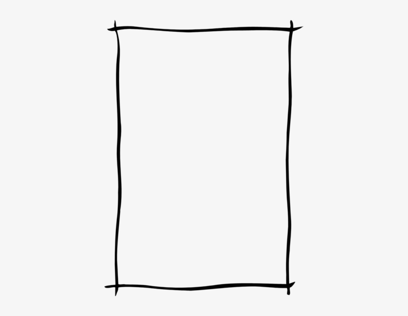 Graphics For Transparent Rectangle Outline Graphics - Simple Line Border Png, transparent png #254366