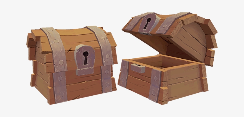 By Martyisnothere On Deviantart - Low Poly Treasure Chest, transparent png #254419