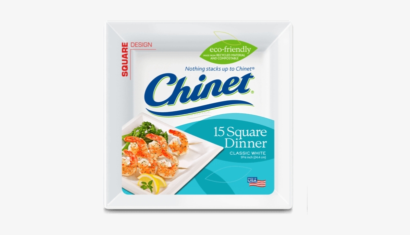 Chinet® Classic White™ Square 9 1/2" Dinner Plates, - Chinet Plates Oval, transparent png #254448