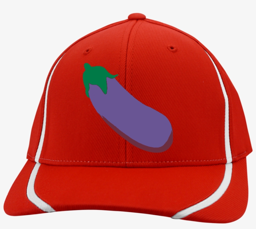 Eggplant Emoji Stc16 Sport-tek Flexfit Colorblock Cap - Winton Woods High School Warriors Flexfit Performance, transparent png #254602