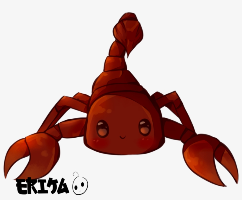 Scorpion By Dessineka Fauna - Scorpion Kawaii, transparent png #254843