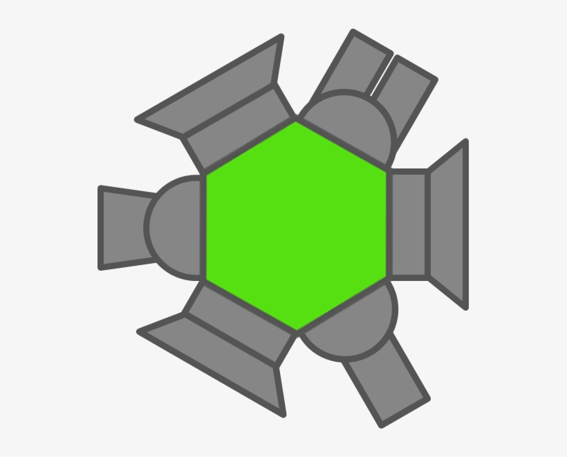 Mega Hexagon - Diep Io Hexagon, transparent png #255096