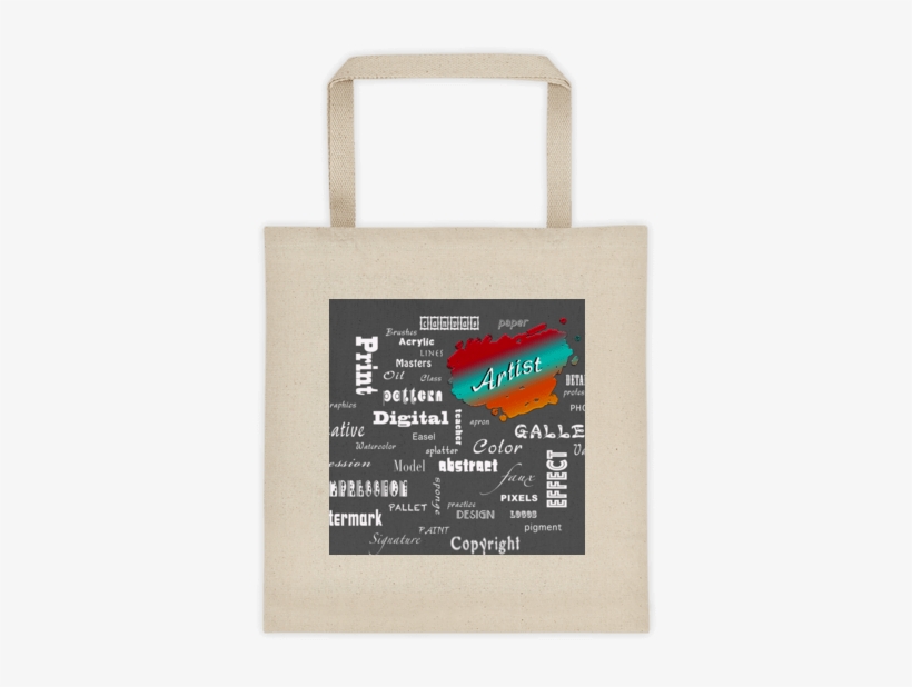 Artist Canvas Tote Bag - Shopping Bag Recycle, transparent png #255139