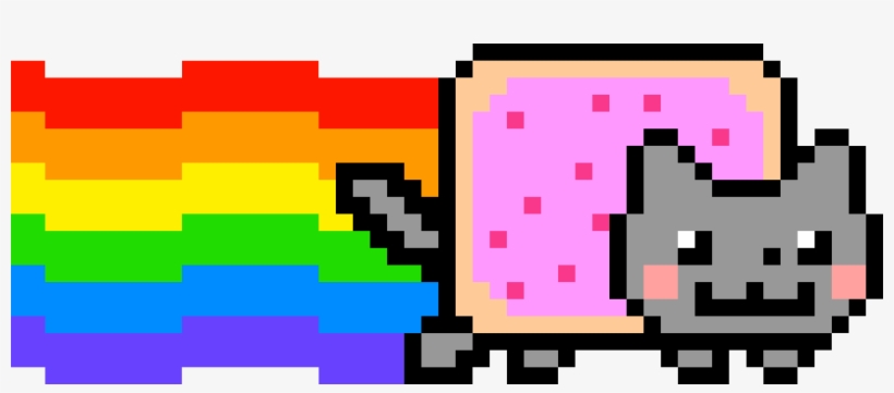 Nyan Cat - Nyan Cat Render, transparent png #255344