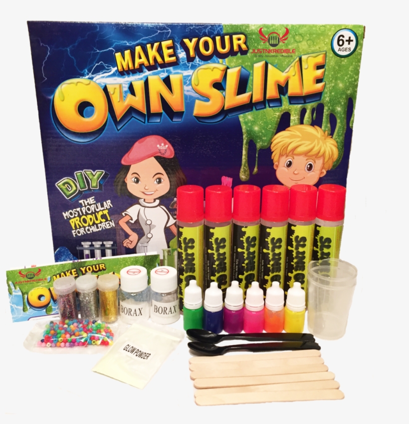 Diy Science Lab For Kids, Slime Kit, Justnkredible - Slime, transparent png #255364