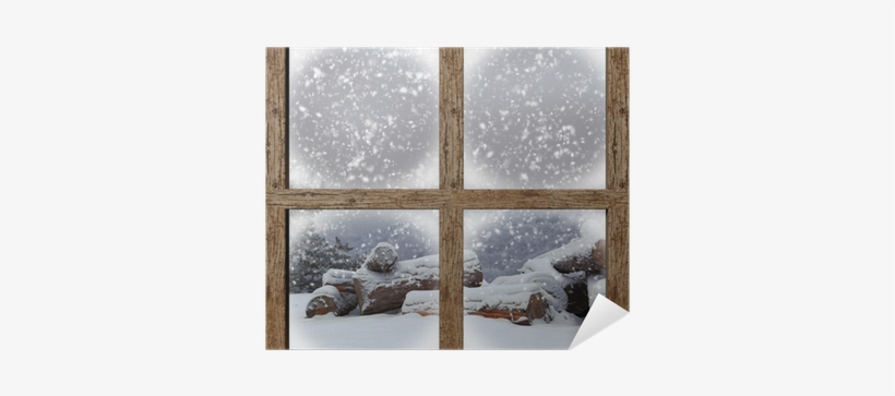 Winter Outdoors View With Firewood Pile From Wooden - Puppies In Paradise [book], transparent png #255407