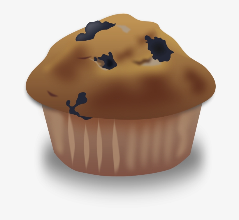 Blueberry Muffin Free Vector - Muffin Clipart, transparent png #255477