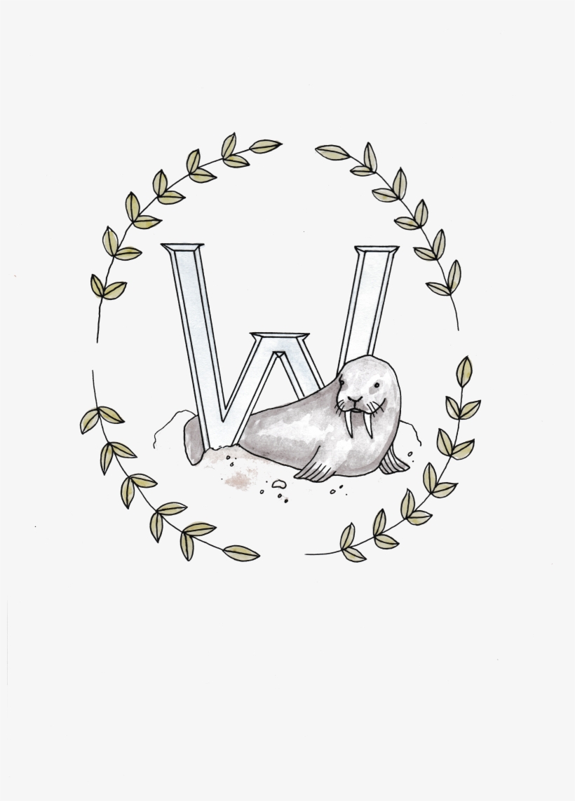 Alphabet Art Print Hand Painted Watercolour Design - Porcelain, transparent png #255481