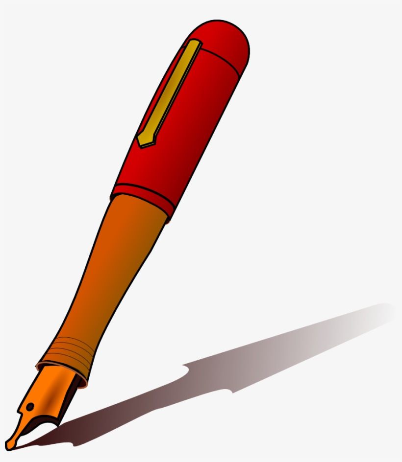 Twitter Vector Red - Clipart Images Of Pen, transparent png #255499