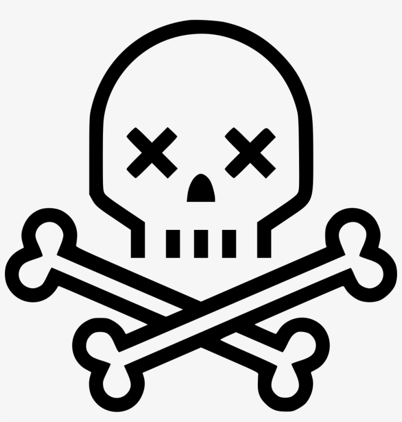 Png Black And White Stock Death Transparent Skull Crossbones - Skull And Crossbones Drawing Easy, transparent png #255619