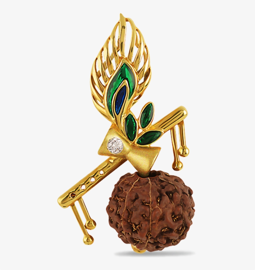 Svr13007-a - Ganesh Pendant With Rudraksha, transparent png #255668
