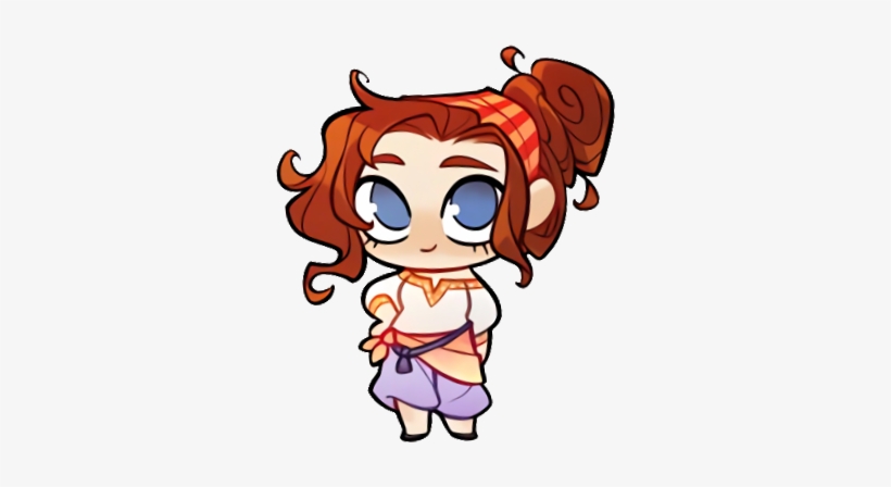 Chibi Sticker Transparent Portia - Portia Arcana, transparent png #256069