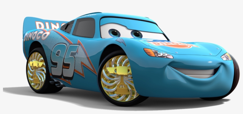 Share This Image - Lightning Mcqueen Blue Png, transparent png #256235