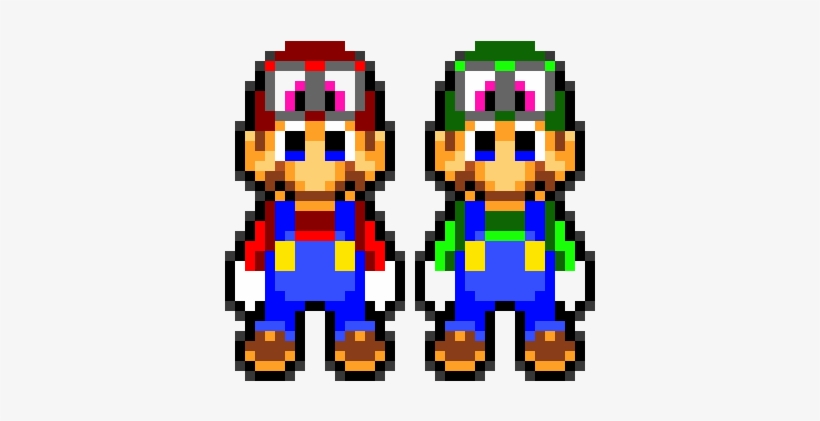 8 bit luigi sprite