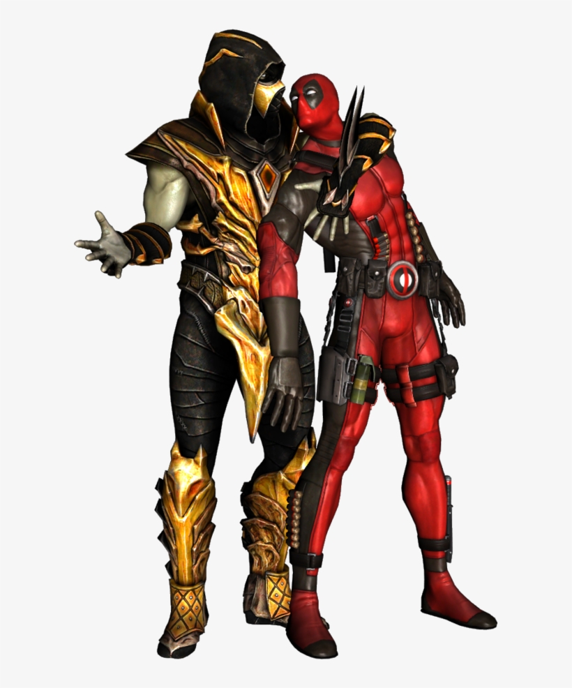 Deadpool And Scorpion - Deadpool Scorpion, transparent png #256984