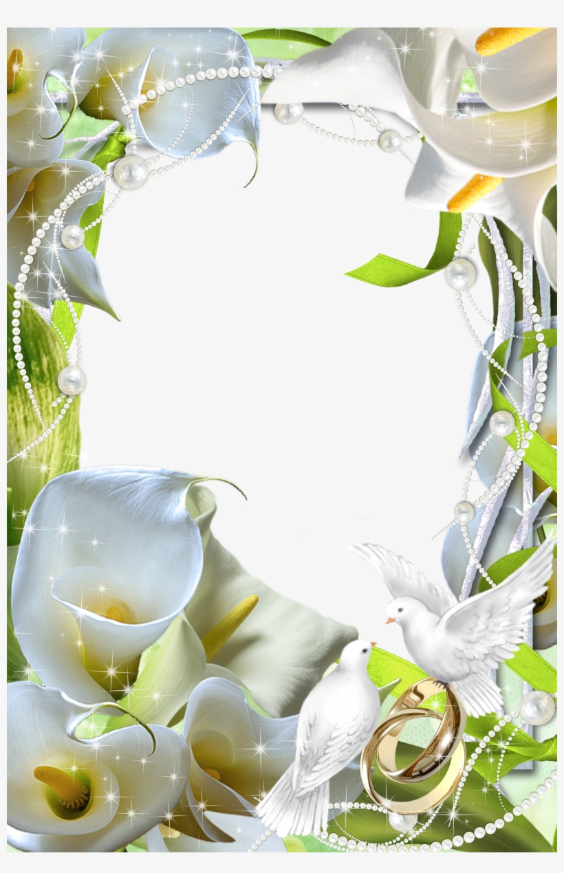 Beautiful Flowers Wedding Transpa Frame Gallery Yoville, transparent png #257357