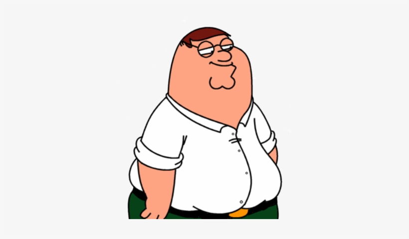 Peter Griffin - Dikke Man Cartoon Png, transparent png #257410