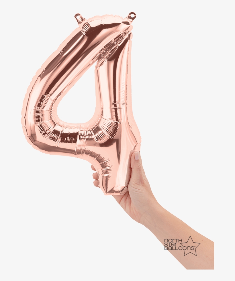 16 foil number balloons