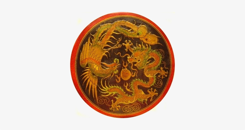 Chinese-dragon - Chinese Dragon Phoenix Yin Yang, transparent png #257620