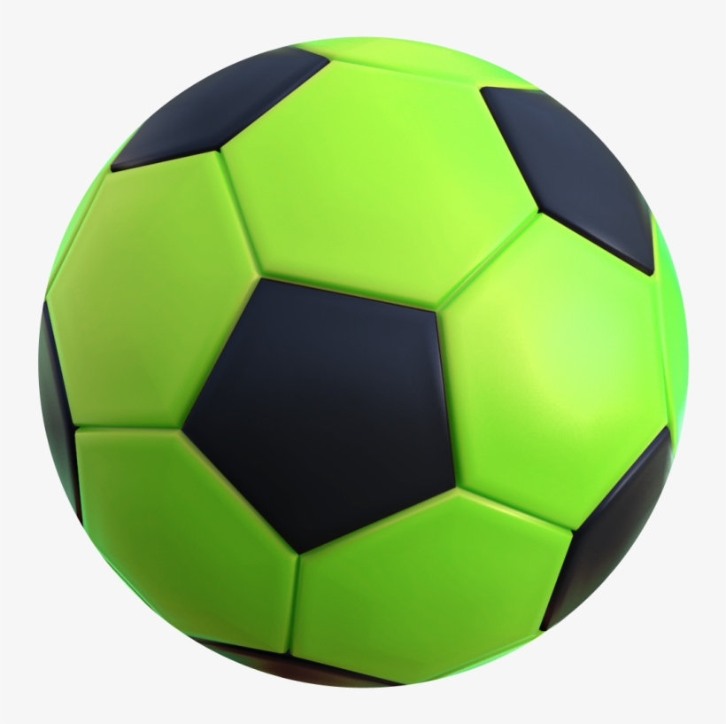 3d Soccer Ball [png - Green Soccer Ball Png, transparent png #257965