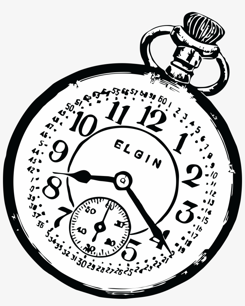 Free Clipart Of A Pocketwatch - Free Clipart, transparent png #258106