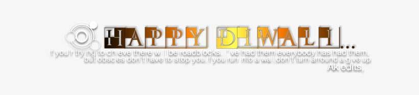 Happy Diwali Text Png - Tan, transparent png #258212