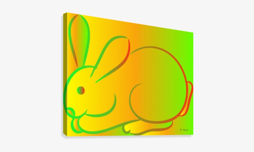 Sharpy The Rabbit Canvas Print, transparent png #258370