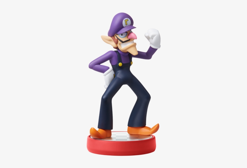 Super Mario Bros - Waluigi Amiibo Png, transparent png #258681