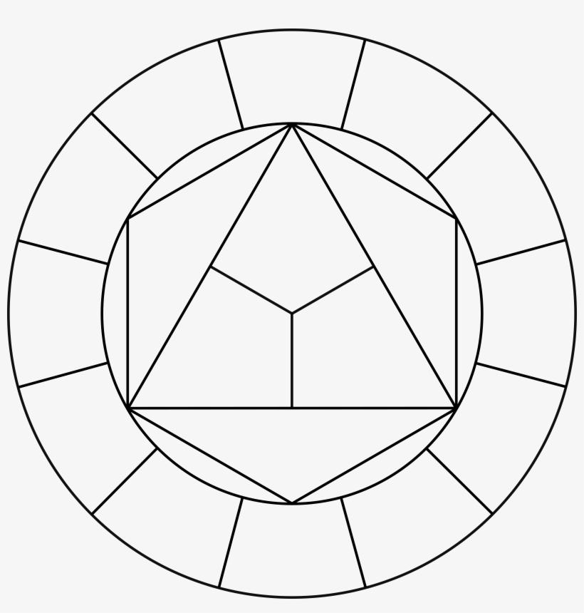This Free Icons Png Design Of Chromatic Circle Outlined, transparent png #258750