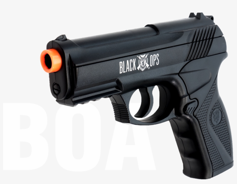 Black Ops Boa Semi Automatic Airsoft Pistol - Airsoft Gun Transparent, transparent png #258814