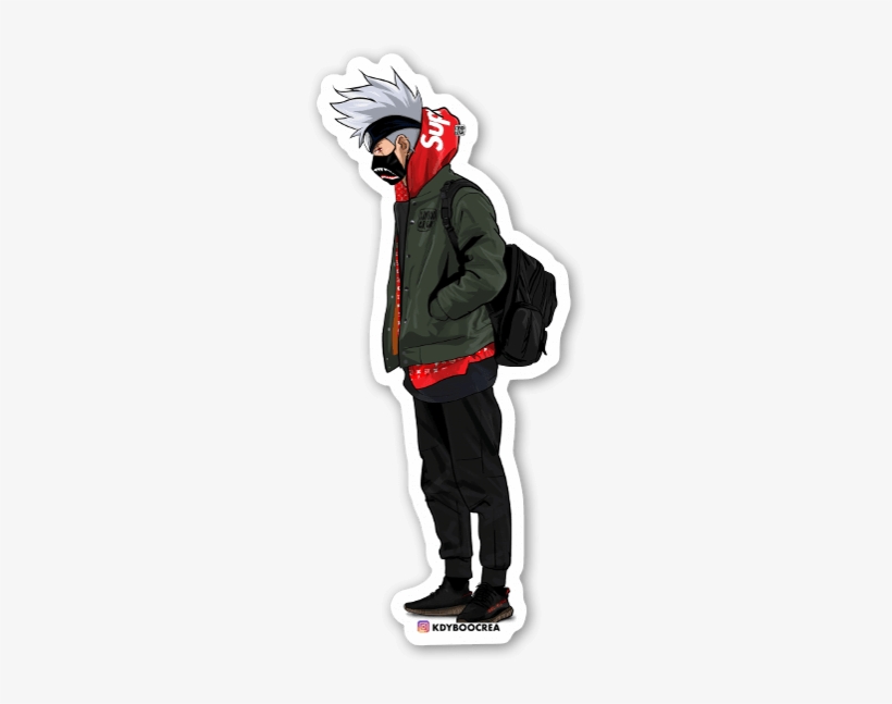 Supreme Kakashi Sticker - Supreme Kakashi, transparent png #258816