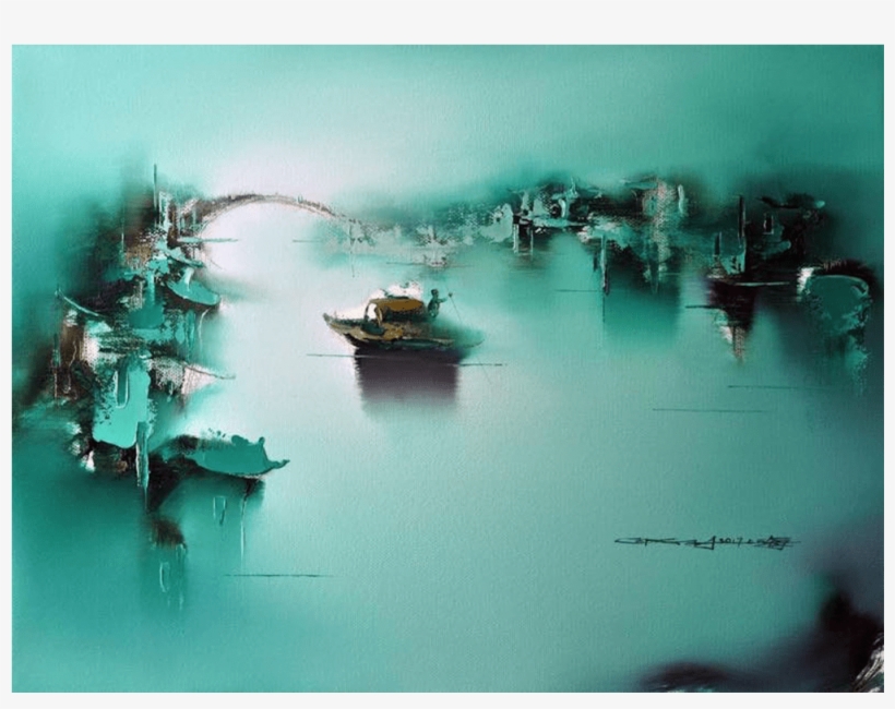晨霭 Fog Of The Morning Gao Xiaoyun 80 X 60cm Oil On - Fog, transparent png #258874