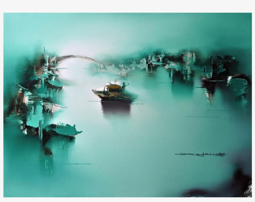 晨霭 Fog Of The Morning Gao Xiaoyun 80 X 60cm Oil On - Fog, transparent png #258874