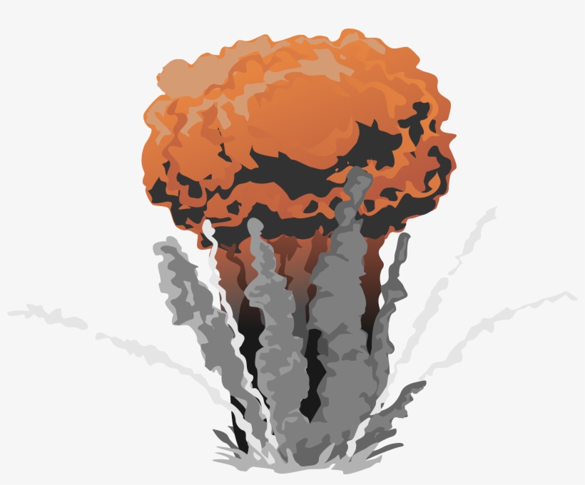 Cliparts Similar To Explosion Clipart Mlg - Atomic Bomb Gif Png, transparent png #259047