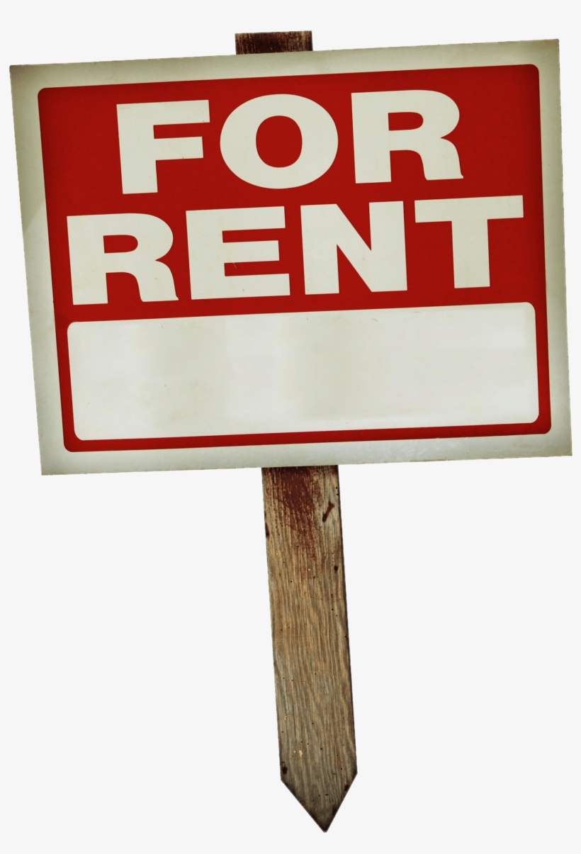 Download - Rent Sign Transparent, transparent png #259131
